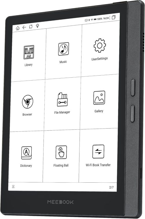 Meebook E-Reader M7 with Leather Cover