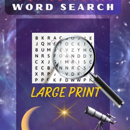Astronomy Theme Word Search: Puzzle Book, Teens, Adults, Seniors (Kindle Scribe Only)