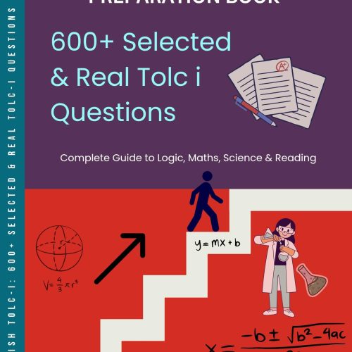 English TOLC I : 600+ Selected & Real Exam Questions: Comprehensive Preparation Book for English TOLC I Exam 2025 | For Logic, Math, Science and Reading