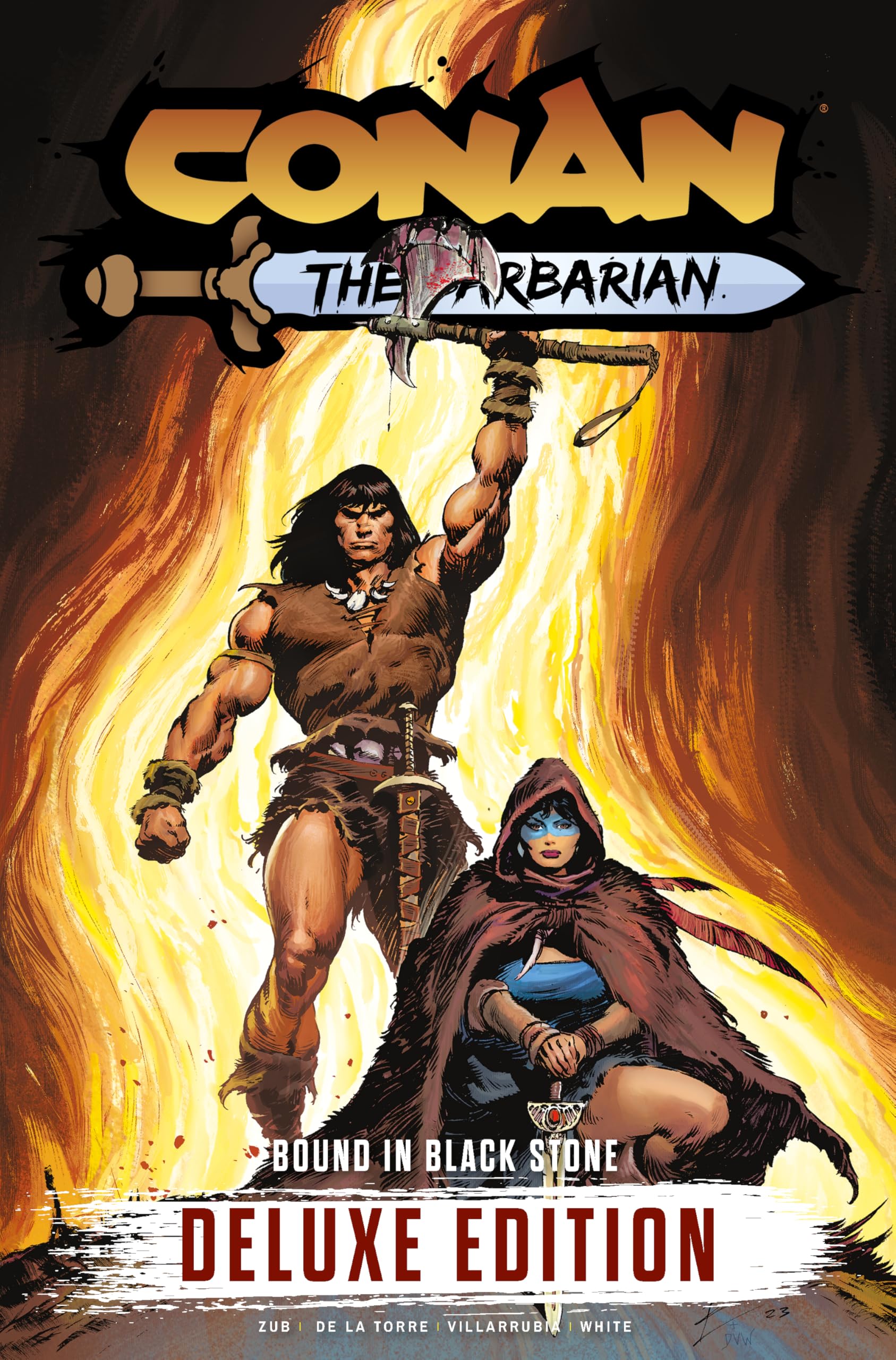 Conan the Barbarian Vol. 1: Bound in Black Stone - Deluxe Edition