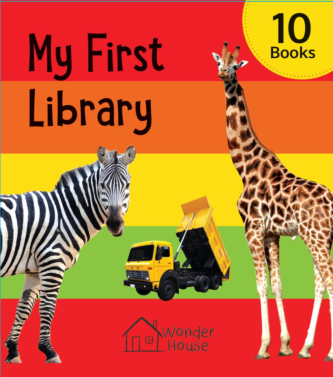 My First Library: Boxset of 10 Board Books for Kids
